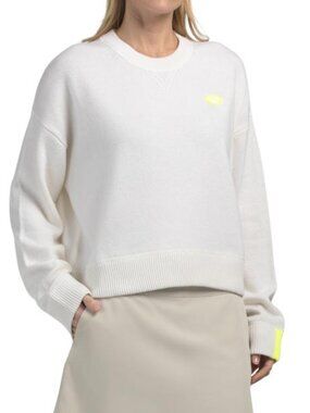 G/FORE Cashmere Tipped Crew Neck Sweater